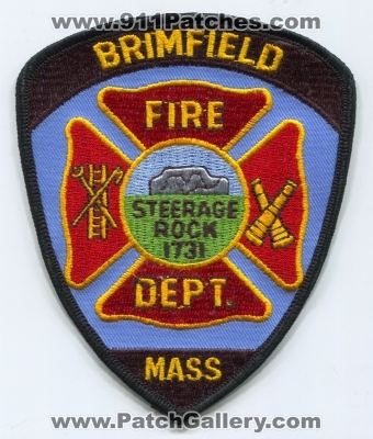 Brimfield Fire Department (Massachusetts)
Scan By: PatchGallery.com
Keywords: dept. steerage rock
