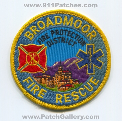 Broadmoor Fire Rescue Department Patch (Colorado)
[b]Scan From: Our Collection[/b]
Keywords: protection district prot. dist. dept. hotel