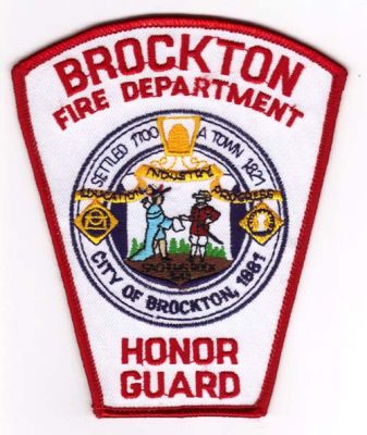 Brockton Fire Department Honor Guard
Thanks to Michael J Barnes for this scan.
Keywords: massachusetts city of