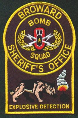 Broward County Sheriff's Office Bomb Squad Explosive Detection
Thanks to EmblemAndPatchSales.com for this scan.
Keywords: florida sheriffs k-9 k9
