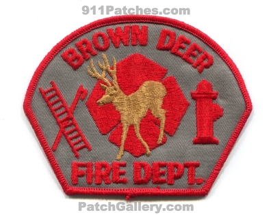Brown Deer Fire Department Patch (Wisconsin)
Scan By: PatchGallery.com
Keywords: dept.