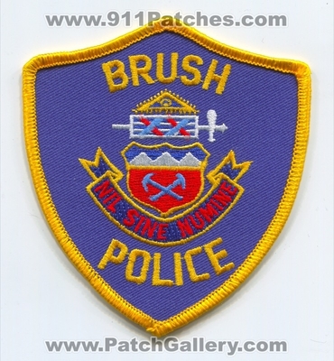 Brush Police Department Patch (Colorado)
Scan By: PatchGallery.com
Keywords: dept.