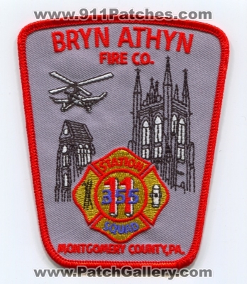 Bryn Athyn Fire Company Station 11 Squad 355 Patch (Pennsylvania)
Scan By: PatchGallery.com
[b]Patch Made By: 911Patches.com[/b]
Keywords: co. number no. #11 montgomery county pa. department dept.