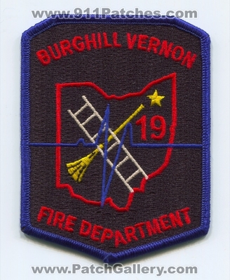 Burghill Vernon Fire Department 19 Patch (Ohio)
Scan By: PatchGallery.com
Keywords: dept.