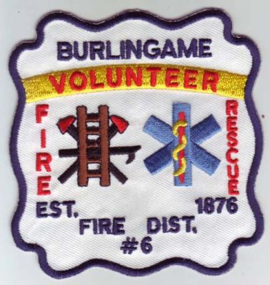 Burlingame Volunteer Fire Rescue Dist #6 (Kansas)
Thanks to Dave Slade for this scan.
Keywords: district number