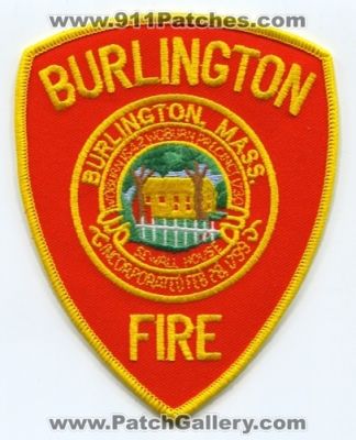 Burlington Fire Department Patch (Massachusetts)
Scan By: PatchGallery.com
Keywords: dept. mass.