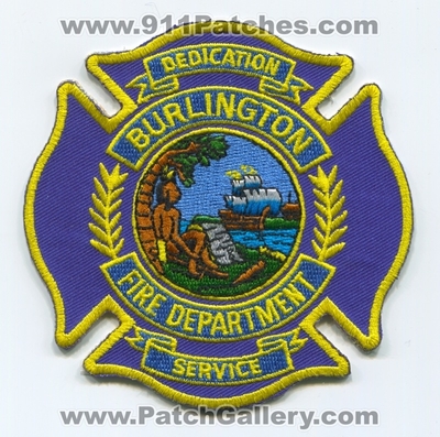Burlington Fire Department Patch (UNKNOWN STATE)
Scan By: PatchGallery.com
Keywords: dept. dedication service