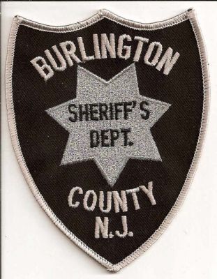 Burlington County Sheriff's Dept
Thanks to EmblemAndPatchSales.com for this scan.
Keywords: new jersey sheriffs department