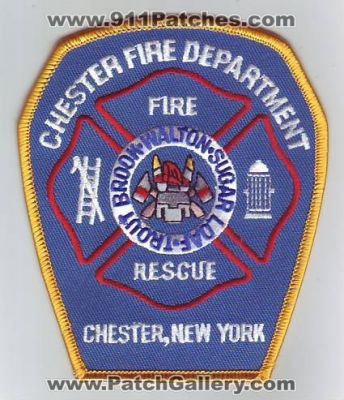 Chester Fire Department (New York)
Thanks to Dave Slade for this scan.
Keywords: dept. rescue
