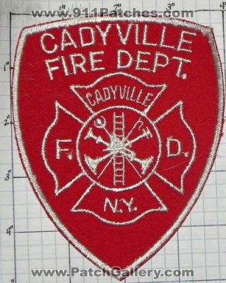 Cadyville Fire Department (New York)
Thanks to swmpside for this picture.
Keywords: dept. f.d. n.y.