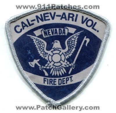 Cal-Nev-Ari Volunteer Fire Department (Nevada)
Scan By: PatchGallery.com
Keywords: calnevari vol. dept.