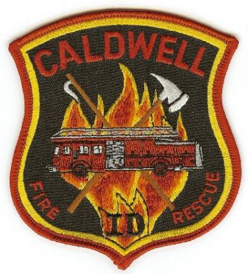 Caldwell Fire Rescue
Thanks to PaulsFirePatches.com for this scan.
Keywords: idaho