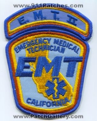 California State EMT II (California)
Scan By: PatchGallery.com
Keywords: ems certified emergency medical technician ll 2 e.m.t.