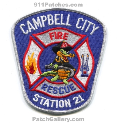 Campbell City Fire Rescue Department Station 21 Patch (Florida)
Scan By: PatchGallery.com
Keywords: dept.