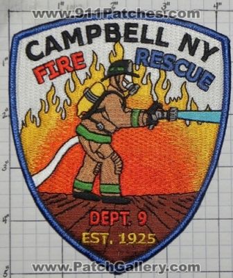 Campbell Fire Rescue Department 9 (New York)
Thanks to swmpside for this picture.
Keywords: dept.