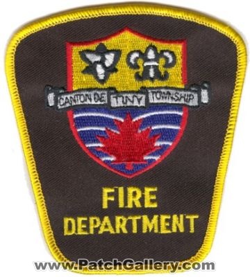Canton De Tiny Township Fire Department (Canada ON)
Thanks to zwpatch.ca for this scan.

