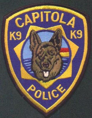 Capitola Police K-9
Thanks to EmblemAndPatchSales.com for this scan.
Keywords: california k9