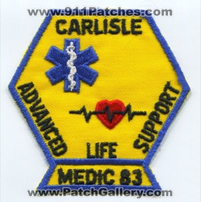 Carlisle Ambulance Advanced Life Support Medic 83 (Pennsylvania)
Scan By: PatchGallery.com
Keywords: als ems paramedic emergency medical services