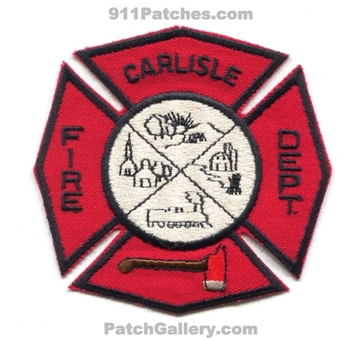 Carlisle Fire Department Patch (Ohio)
Scan By: PatchGallery.com
Keywords: dept.