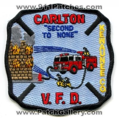 Carlton Volunteer Fire Department (Wisconsin)
Scan By: PatchGallery.com
Keywords: v.f.d. vfd dept. kewaunee co. county