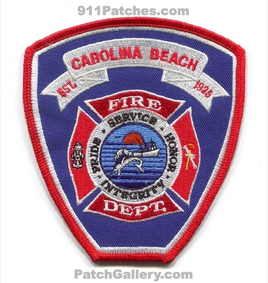Carolina Beach Fire Department Patch (North Carolina)
Scan By: PatchGallery.com
Keywords: dept. est. 1826 pride service honor integrity