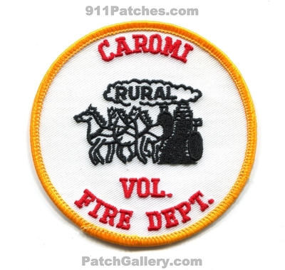 Caromi Rural Volunteer Fire Department Patch (South Carolina)
Scan By: PatchGallery.com
Keywords: vol. dept.