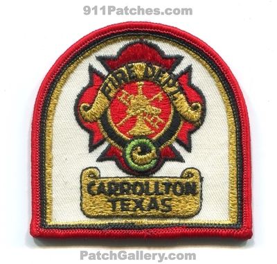 Carrollton Fire Department Patch (Texas)
Scan By: PatchGallery.com
Keywords: dept.