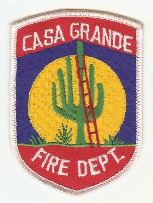 Casa Grande Fire Dept
Thanks to PaulsFirePatches.com for this scan.
Keywords: arizona department