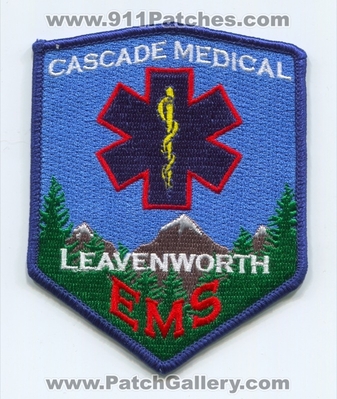 Cascade Medical Leavenworth Emergency Medical Services EMS Patch (Washington)
Scan By: PatchGallery.com
Keywords: ambulance emt paramedic