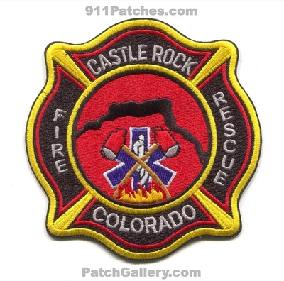Castle Rock Fire Rescue Department Patch (Colorado)
[b]Scan From: Our Collection[/b]
Keywords: dept. crfd
