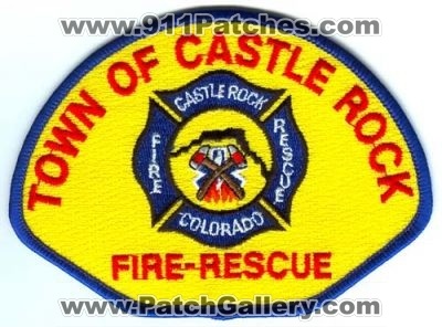 Castle Rock Fire and Rescue Department Patch (Colorado)
[b]Scan From: Our Collection[/b]
(Confirmed)
www.castlerockfirefighters.org
www.crgov.com/fire
Keywords: dept. crfd & town of