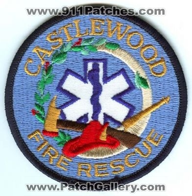 Castlewood Fire Rescue Patch (Colorado) (Defunct)
[b]Scan From: Our Collection[/b]
Now South Metro Fire Rescue
