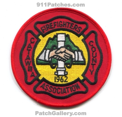 Catawba County Firefighters Association Patch (North Carolina)
Scan By: PatchGallery.com
Keywords: co. ffs assoc. assn. fire department dept. 1962