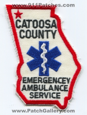 Catoosa County Emergency Ambulance Service Patch (Georgia)
Scan By: PatchGallery.com
Keywords: co. ems
