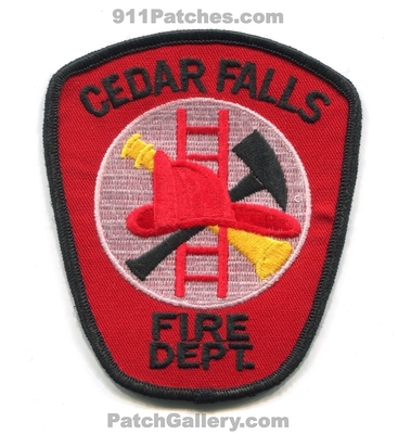 Cedar Falls Fire Department Patch (Iowa)
Scan By: PatchGallery.com
Keywords: dept.