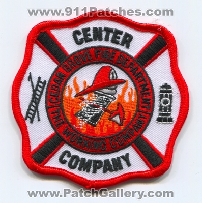 Cedar Grove Fire Department Center Company Patch (UNKNOWN STATE)
Scan By: PatchGallery.com
Keywords: dept. co. the working
