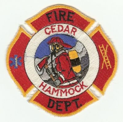 Cedar Hammock Fire Dept
Thanks to PaulsFirePatches.com for this scan.
Keywords: florida department