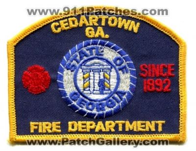 Cedartown Fire Department (Georgia)
Scan By: PatchGallery.com
Keywords: dept. ga.