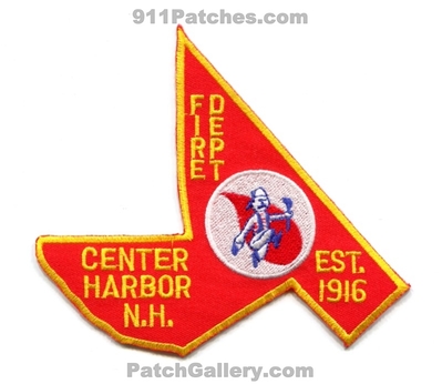 Center Harbor Fire Department Patch (New Hampshire)
Scan By: PatchGallery.com
Keywords: dept. est. 1916 n.h. nh