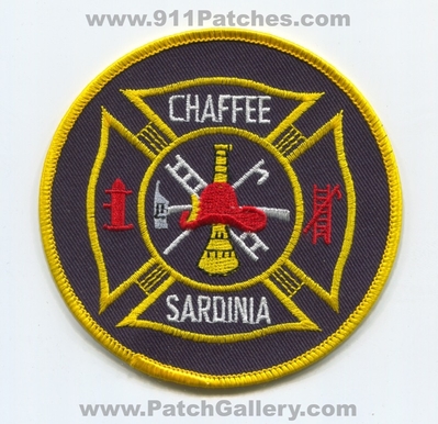 Chaffee Sardinia Fire Department Patch (New York)
Scan By: PatchGallery.com
Keywords: dept.