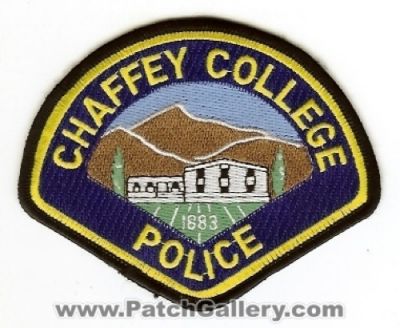 Chaffey College Police Department (California)
Thanks to 2summit25 for this scan.
Keywords: dept.
