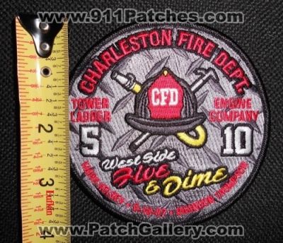 Charleston Fire Department Engine Company 10 Tower Ladder 5 (South Carolina)
Thanks to Matthew Marano for this picture.
Keywords: dept. cfd