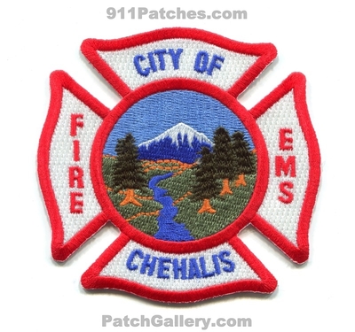 Chehalis Fire Department Patch (Washington)
Scan By: PatchGallery.com
Keywords: city of dept. ems