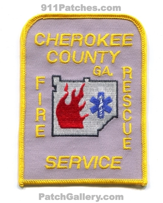 Cherokee County Fire Rescue Service Patch (Georgia)
Scan By: PatchGallery.com
