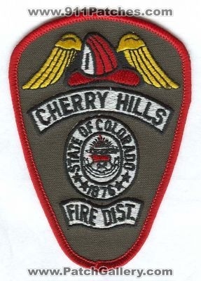 Cherry Hills Fire District Patch (Colorado) (Defunct)
[b]Scan From: Our Collection[/b]
Now South Metro Fire Rescue
Keywords: dist. department dept.