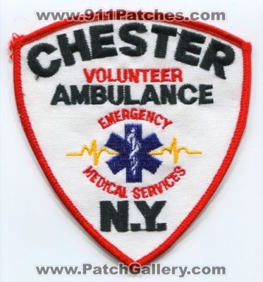 Chester Volunteer Ambulance Emergency Medical Services (New York)
Scan By: PatchGallery.com
Keywords: ems n.y.