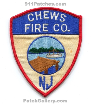 Chews Fire Company Patch (New Jersey)
Scan By: PatchGallery.com
Keywords: co. department dept.