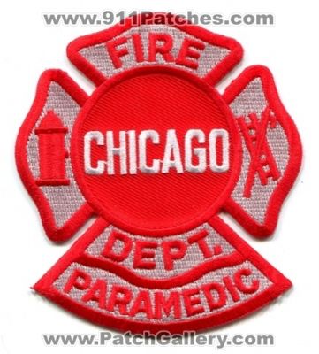 Chicago Fire Department Paramedic (Illinois)
Scan By: PatchGallery.com
Keywords: dept. cfd ems