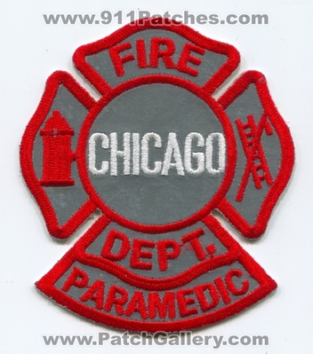 Chicago Fire Department Paramedic Patch (Illinois)
Scan By: PatchGallery.com
Keywords: dept. cfd ems ambulance