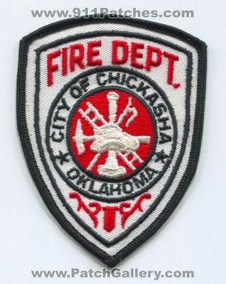 Chickasha Fire Department Patch (Oklahoma)
Scan By: PatchGallery.com
Keywords: city of dept.